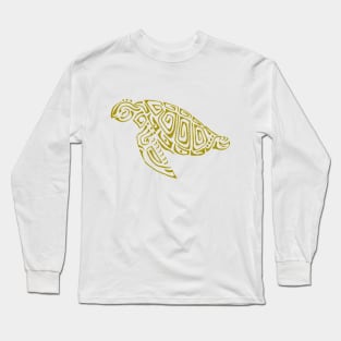 yellow turtle tattoo Long Sleeve T-Shirt